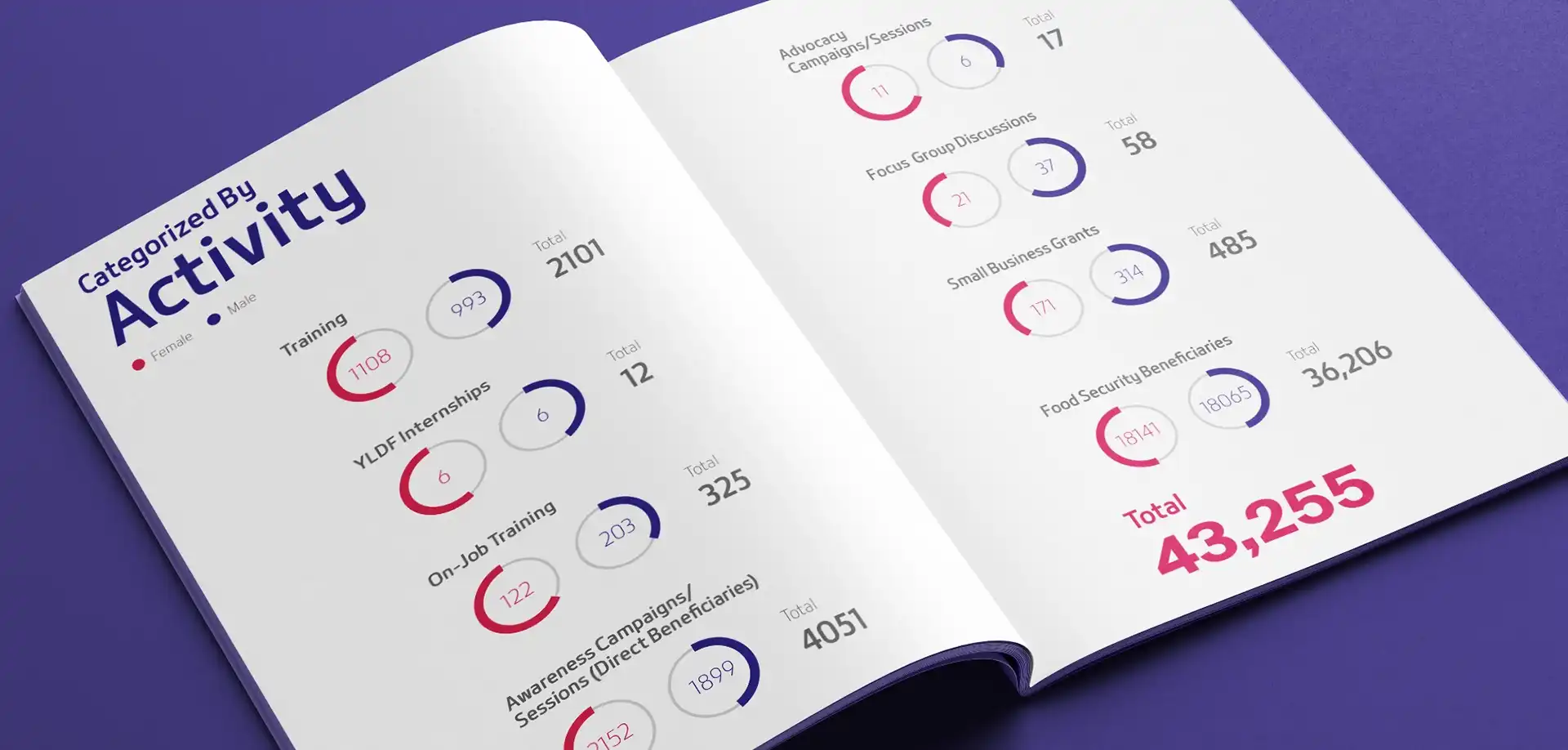 التقرير السنوي لمؤسسة القيادات الشابة 